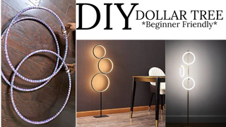 Lighting DOLLAR TREE Ideas To Tryout! Floating FLOOR LAMP